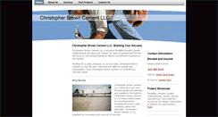 Desktop Screenshot of christopherbrowncementllc.com